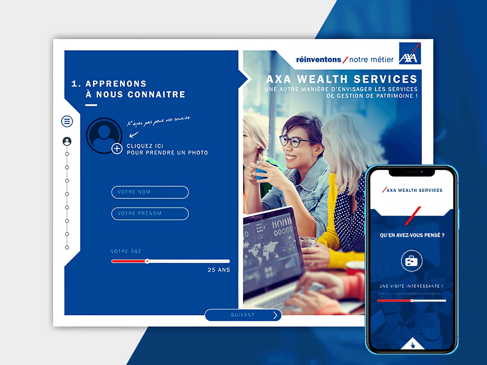 Aperçu de notre travail pour AXA