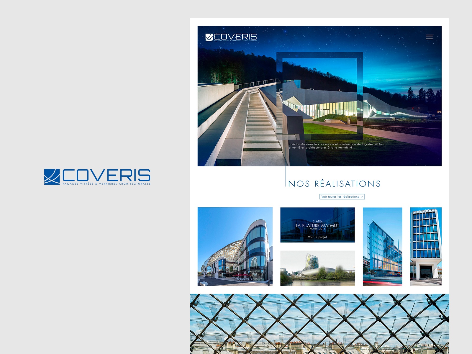 Aperçu de notre travail pour Coveris