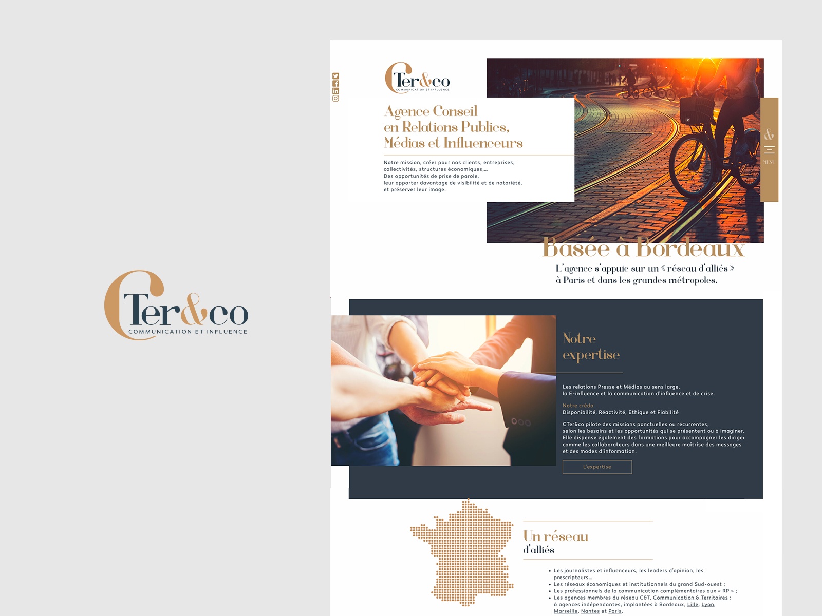 Aperçu de notre travail pour Cter&Co