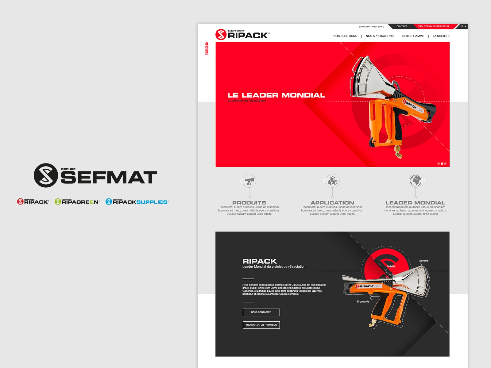 Aperçu de notre travail pour Sefmat