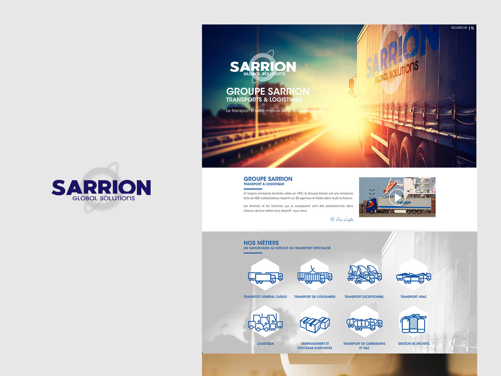 Aperçu de notre travail pour Sarrion global solutions
