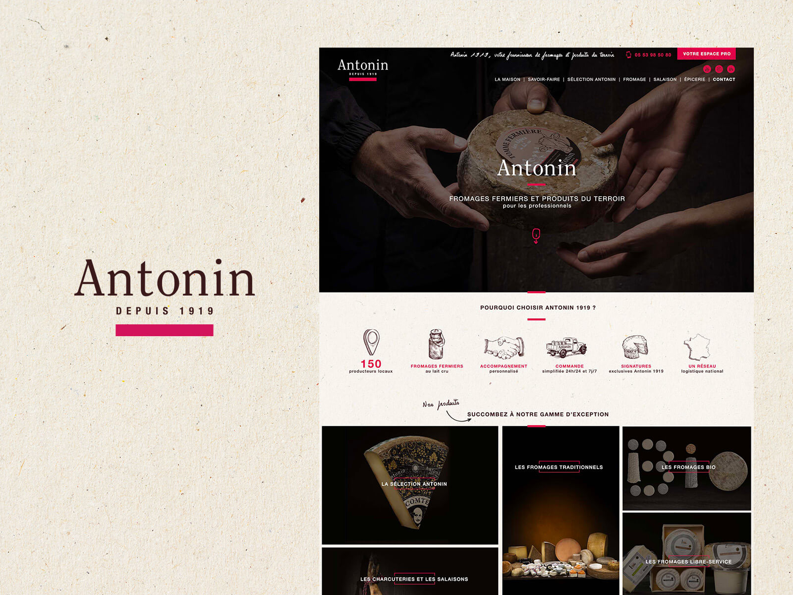 Aperçu de notre travail pour Antonin